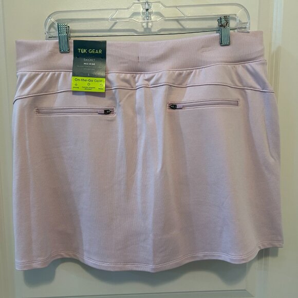 Tek Gear Mid Rise Light Pink Skort Size Large - Picture 2 of 7